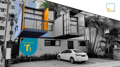 O edifício onde a casa de férias está situado