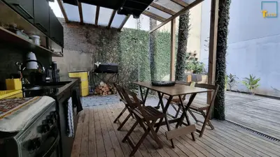 Uma varanda ou terraço em APs em Container na Meia Praia, Itapema, SC - Tetto Stays