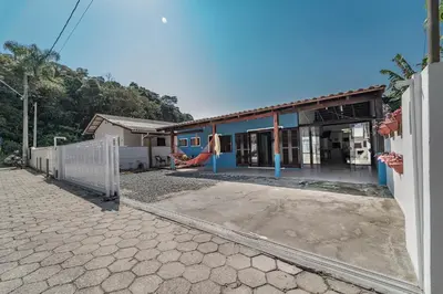 O edifício onde a casa de férias está situado