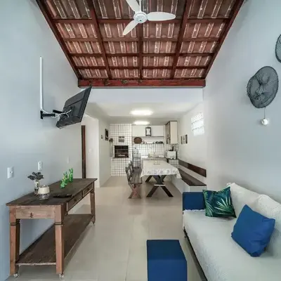 Casa na praia de Morrinhos Bombinhas para 10 pessoas