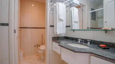 Uma casa de banho em Pousada Vila do Coral