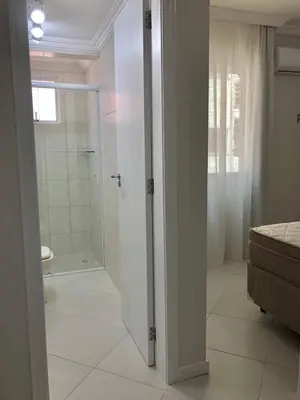 Uma casa de banho em Apartamento de temporada rua 252 - Meia Praia - Itapema