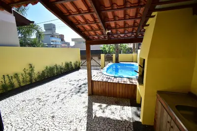 A piscina em ou perto de Casa Canela, 450 mts da Praia de Mariscal.