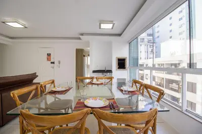 A planta de WAL51 - Churrasq, Quadra Mar, 3 Dorm, Climatizado