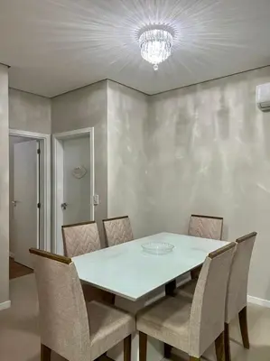 A planta de Apartamento novo em Palmas, climatizado e próximo à praia!