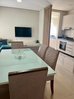 A cozinha ou kitchenette de Apartamento novo em Palmas, climatizado e próximo à praia!