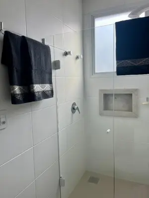 Uma casa de banho em Apartamento novo em Palmas, climatizado e próximo à praia!