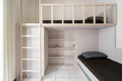 Uma cama ou camas num quarto em Itapema Beira Mar