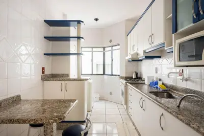 A cozinha ou kitchenette de Itapema Beira Mar