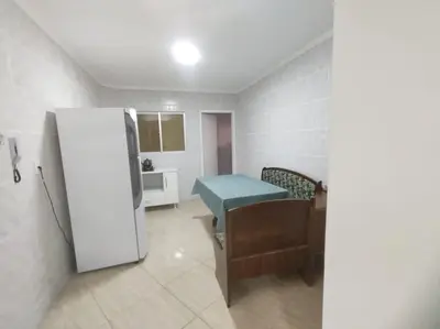 A planta de Apto climatizado amplo pé na areia - Itapema 180m da Praia