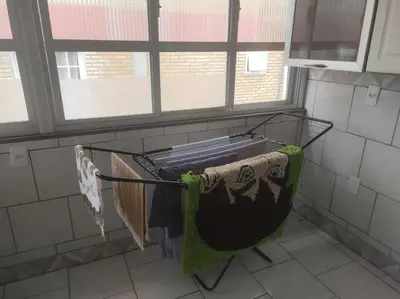 A planta de Apto climatizado amplo pé na areia - Itapema 180m da Praia