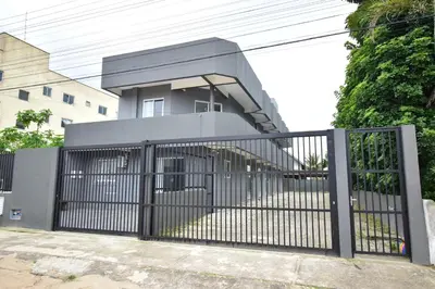 O edifício onde o apartamento está situado
