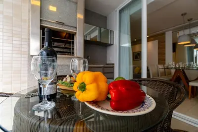 Refeições no apartamento ou nas proximidades