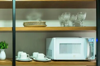 A cozinha ou kitchenette de Residencial Bombinhas