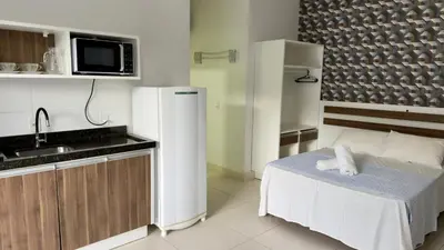 A cozinha ou kitchenette de Loft Bombinhas Van Gogh