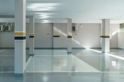A planta de Apartamento 2 suítes com Piscina Centro Bombinhas
