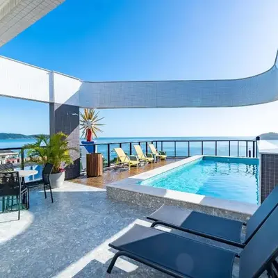 Aion 202 - Loft c/ cozinha - 50 metros da Praia