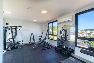 O centro de fitness e/ou as comodidades de fitness de Aion 203 - Apto mono ambiente - 50 metros do mar!