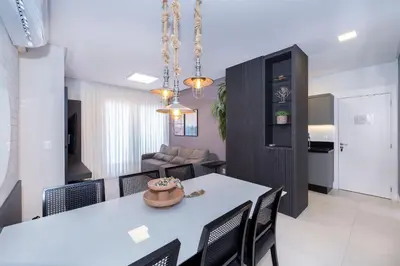 A cozinha ou kitchenette de Adra 301 - Apartamento com 3 quartos - Centro de Bombinhas