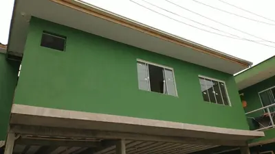 O edifício onde o apartamento está situado