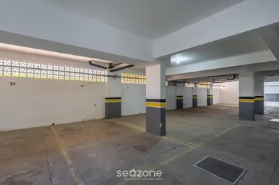 A planta de Apto 2Q 180m da praia com Garagem ERU032