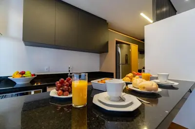 Refeições no apartamento ou nas proximidades