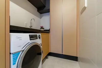 A planta de Porto Madero - Amplo Apartamento em Condo com Piscina