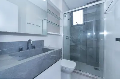 Uma casa de banho em Porto Madero 303 – 130 Metros do Mar do Centro
