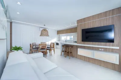 A planta de Puntarenas 205 - Apto 2 suítes à 80 metros da Praia do Mariscal