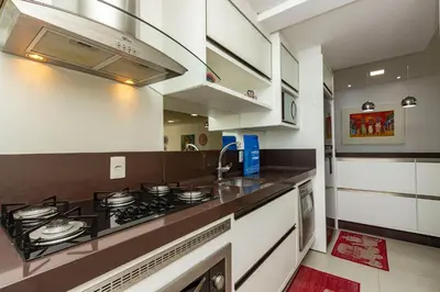 A planta de Boulevard 122D - Excelente apartamento em condomínio de luxo no centro de Bombinhas - Piscina - Jacuzzi - Academia - Portaria 24h.
