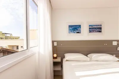 A planta de Boulevard 122D - Excelente apartamento em condomínio de luxo no centro de Bombinhas - Piscina - Jacuzzi - Academia - Portaria 24h.