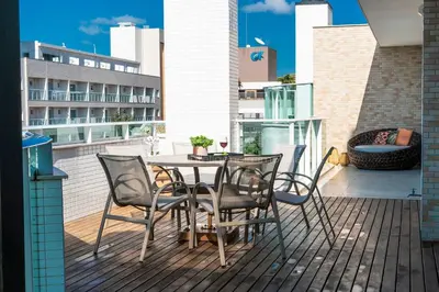 Uma varanda ou terraço em Boulevard 302 A - Excelente Cobertura em Condomínio de Alto Padrão.