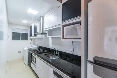 A cozinha ou kitchenette de Boulevard - Apartamento em Condominio com Piscina