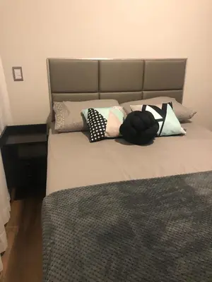 Uma cama ou camas num quarto em Casa de Férias com Piscina em Bombinhas
