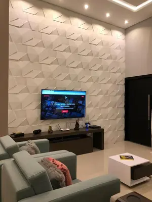 Uma televisão e/ou sistema de entretenimento em Casa de Férias com Piscina em Bombinhas