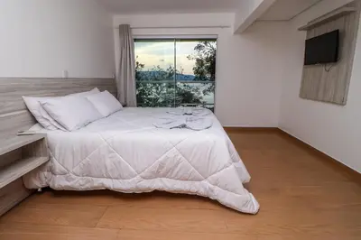 A planta de Pousada Praia da Lagoinha