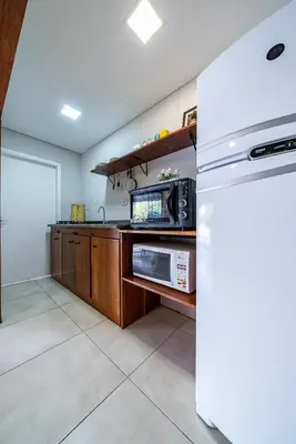 A planta de 273 - Lindo apto 01 dormitório na Praia de Mariscal