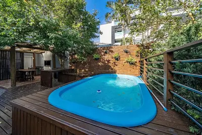 A planta de 275 - Apartamento 01 dormitório na Praia de Mariscal