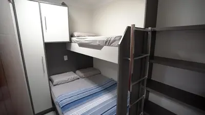 Uma cama ou camas num quarto em Pousada Mirante do César