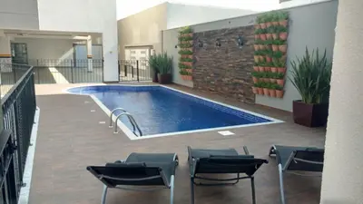 A piscina em ou perto de VAR-205B Departamento amplio en condomínio cerrado con piscina