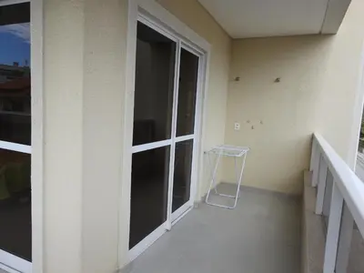 Uma varanda ou terraço em Apartamento Evora 300m da Praia
