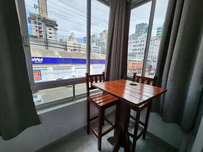 A planta de Loft na av. Meia Praia, Itapema