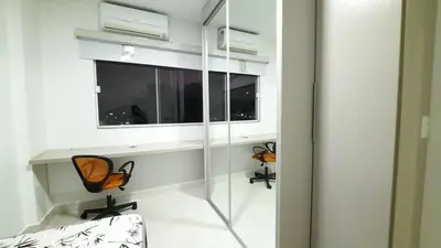 A planta de 302- Lindo apartamento 2 dormitórios em Bombas
