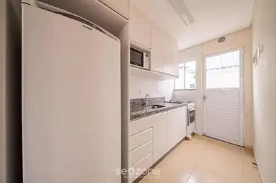 A cozinha ou kitchenette de Casa 2Q c/ churrasq. 600m da praia RVL118