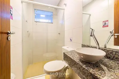 Uma casa de banho em Casa 2Q c/ churrasq. 600m da praia RVL118