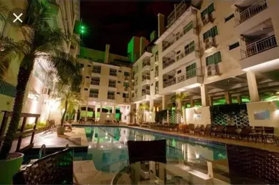 A piscina em ou perto de Summer Beach Bombinhas SC
