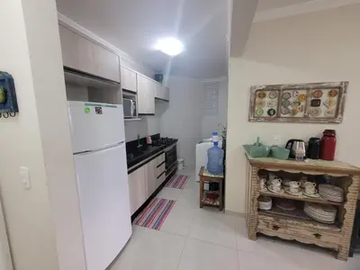 A planta de Apartamento 02 quartos Bombas