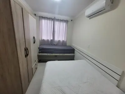 A planta de Apartamento 02 quartos Bombas