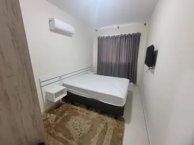 A planta de Apartamento 02 quartos Bombas