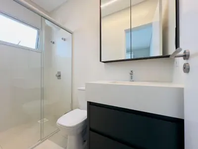 A planta de Prime Residence - Apto para 6 pessoas na Praia de Palmas